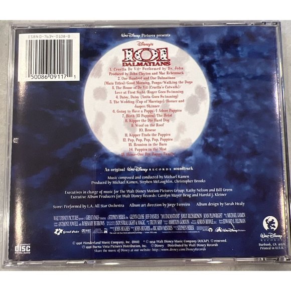101 Dalmatians: An Original Walt Disney Records Soundtrack [1996 Version] - Picture 3 of 3